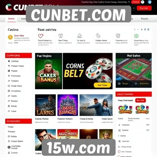 Acessibilidade e design do site CUNBET.COM analisados